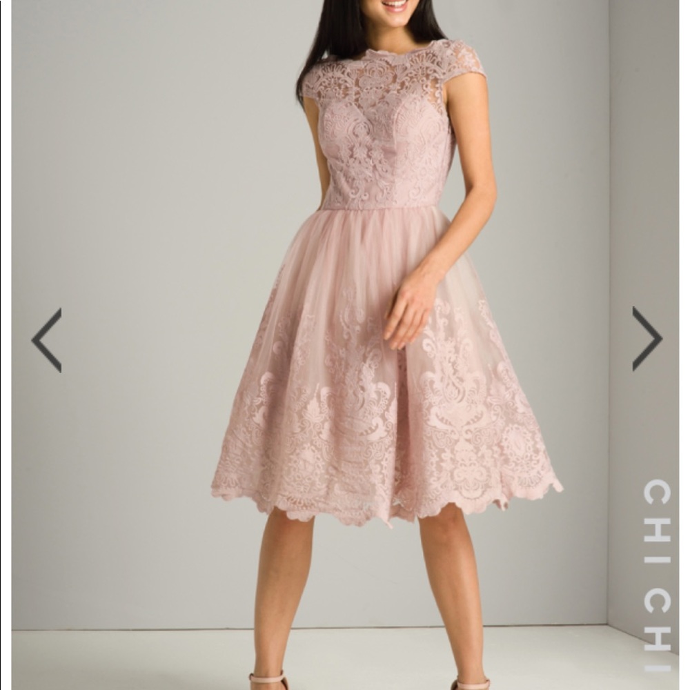 Chi chi London Liviah baroque tea dress size 6 NWT